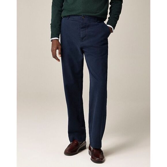 J. Crew Kenmare Relaxed-Fit Suit Pant in Italian Cotton / Cashmere Blend 30x30 - Picture 1 of 5